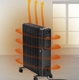 Обігрівач масляний Trotec TRH 25 E 2500W Black (1410000720) - мініатюра 6