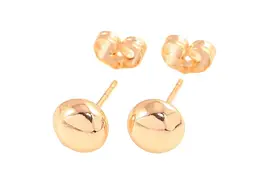 Сережки Xuping пусети M&L 18K "Кола" ø 8мм 303548