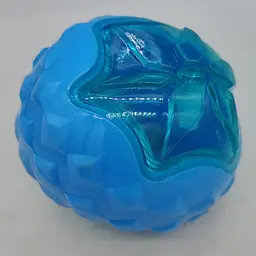 Іграшка, що світиться для собак Bonny Round Ball of Flash, L Блакитний - мініатюра 2