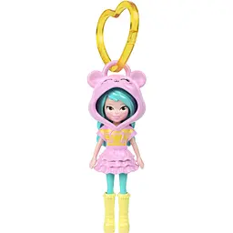 Мінілялька-брелок Polly Pocket у худі в асортименті (JMN38) - мініатюра 3