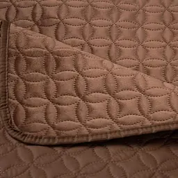 Покривало ТЕП євро Velour Мозаїка 4-00517_36186 220х240 см коричневе - мініатюра 4