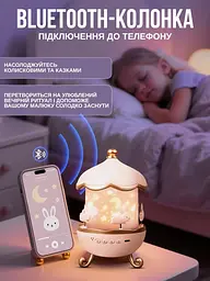 Нічник-проєктор Карусель з кроликами - мініатюра 3