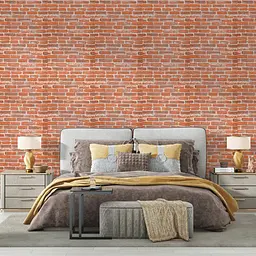 Самоклеюча 3D панель Sticker Wall 3080х700х3мм Руда Катеринославська Цегла SW-00001762 - мініатюра 6