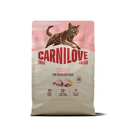 Сухий корм для стерилізованих котів Carnilove True Fresh Turkey Sterilised суперпреміум індичка 2 кг