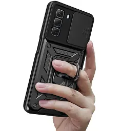 Панель BeCover Military для Infinix Hot 50 (X6720) Black (713046) - мініатюра 4