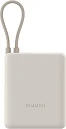 Портативний акумулятор Xiaomi Power Bank Integrated Cable 33W 10000mAh tan (PB1033MI / BHR9333GL)