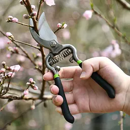 Секатор садовий лезо з вуглецевої сталі 8" 200 мм Deli DL2778 - мініатюра 3