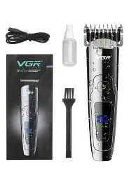 Професійна машинка для стрижки волосся VGR V-072 бороди та вусів USB - мініатюра 3