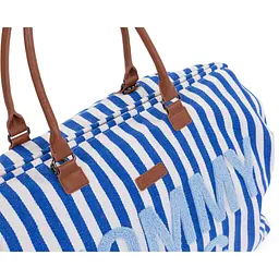 Сумка Childhome Mommy bag stripes electric blue (CWMBBSTBL) - мініатюра 6