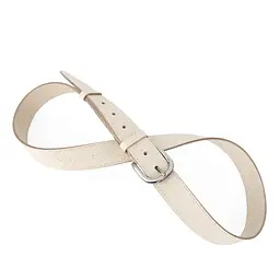 Ремінь шкіряний жіночий бежевий з квітами SFIP SF-3531 beige-2 (130 см) - мініатюра 3