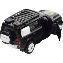 Машинка TechnoDrive серії Шеврони Героїв LAND ROVER DEFENDER 110 "ГУР МО" - мініатюра 10