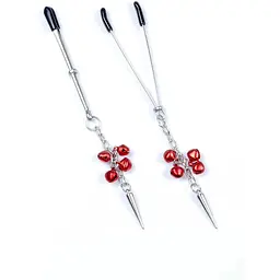 Затискачі для сосків Exclusive Nipple Clamps No.4 Fetish Boss Series (червоний)