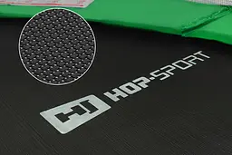Батут Hop-Sport 12ft (366см) чорно-зелений з зовнішньою сіткою - мініатюра 6