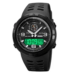 Годинник чоловічий спортивний Skmei 1655 Чорний (2234964856) - мініатюра 3