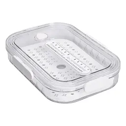 Контейнер для зберігання продуктів 32.5*22.5*6 см, білий Yiwu HP-27-6 - мініатюра 5