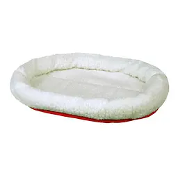 Лежак двосторонній Trixie Cuddly Bed 47 см / 38 см (білий/червоний)