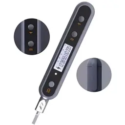 Викрутка-тестер напруги Xiaomi JIMIHOME Digital Display Electric Test Pen Black (JM-G27004) - мініатюра 3