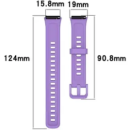 Силіконовий ремінець BeCover для Huawei Band 7/Honor Band 7 Beige (709457) - мініатюра 4