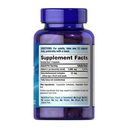 Вітамін C Vitamin C-1000 Bioflavonoids 100 капсул - мініатюра 2