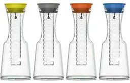 Графін ZestGlass для лимонаду, вина та освіжаючих фруктово-ягідних напоїв (помаранчева кришка) Pasabahce Ø11х27 см kuh0007628 - мініатюра 3