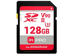 Карта пам'яті GOODRAM IRDM PRO SDXC UHS-II U3 128 GB (IRP-S9B0-1280R11)