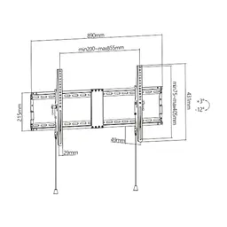 Кронштейн Gembird WM-90T-01 - мініатюра 5