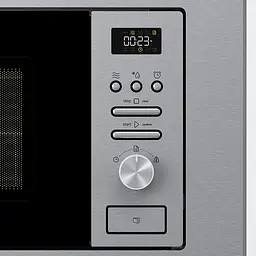 Мікрохвильова піч Gorenje вбудовувана, 20л, міх. управл., 800Вт, гриль, дисплей, інвертор, нерж - мініатюра 4