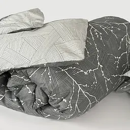 Підковдра МВМ My Home Петрикор 220x160 см сіра з принтом (BL-DC-13 GRAY/PRINT) - мініатюра 6