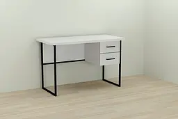 Комп'ютерний стіл Ferrum-decor Таккота 76x140x70 чорний ДСП Білий 32мм (FRD-101959)