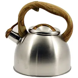 Чайник нержавіючий Zauberg зі свистком та кришкою 2.5 л (ZB 2.5 L)