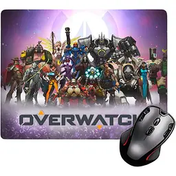 Ігрова поверхня Nextprint Герої Овервотч Overwatch 220 х 180 мм (2543)