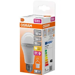 Лампочка Osram LED E27 8Вт 806Лм 2700К A60 акумуляторна (4099854190087) - мініатюра 9