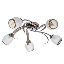 Люстра стельова Brille флористика E14 60W BR (LK-197S/5)