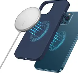 Бездротовий зарядний пристрій Baseus Simple Xiaomini Magnetic Wireless Charger For IP12 with Type-C Cable WXJK-F02 White - мініатюра 8