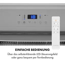 Мобільний кондиціонер Klarstein Grandbreeze Eco 12K 3-в-1 460 м³/год (10035809) - мініатюра 5