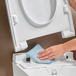 Унітаз-біде підвісний Geberit AquaClean Alba KeraTect 146.350.01.1 з білою панеллю з сидінням Soft Close, Білий - мініатюра 3