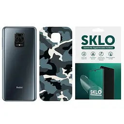 Захисна плівка SKLO Back (тил) Camo для Xiaomi 12 Lite Блакитний / Army Blue