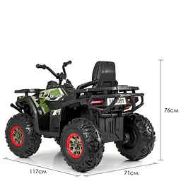 Дитячий електромобіль Квадроцикл Bambi Racer M 4081EBLRS-18 до 50 кг - мініатюра 2