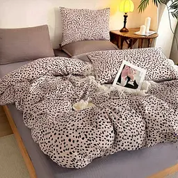Постельное белье двуспальное из муслина с простынью на резинке Colorful Home Print 1 21582 180х220 см