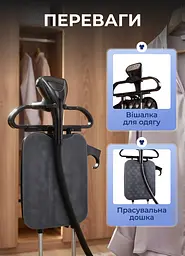 Підлоговий відпарювач SOKANY SK-4013 на 2,2 л, рожевий Sokany SK4013PGL - мініатюра 8