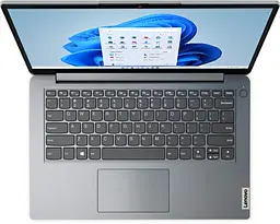 Ноутбук Lenovo IdeaPad 1 14IGL7 14" HD 4/128GB N5030 (82V6001DUS) Cloud Grey (BOX) - мініатюра 2