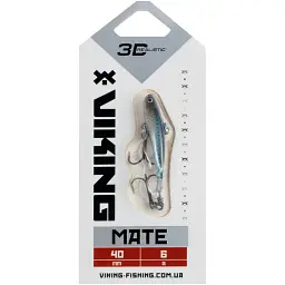 Балансир Viking Fishing Mate Ice Jig 40mm 6g #11 Anchovy - мініатюра 2