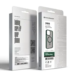 Чохол ArmorStandart Uniq Magsafe для Apple iPhone 15 Pro Max Dark Green - мініатюра 6