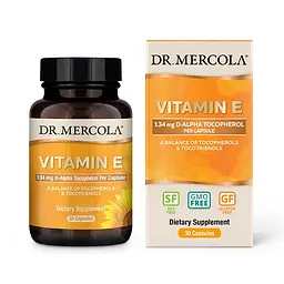 Вітаміни та мінерали Dr. Mercola Vitamin E, 30 капсул
