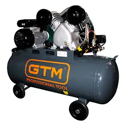 Компресор виского тиску ремінний GTM KCJ2070-100L (100 л, 320 л/хв, 2.2 кВт, 220-240 В)