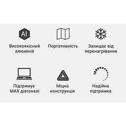 Підставка під ноутбук OfficePro LS111 Black (LS111B) - мініатюра 6