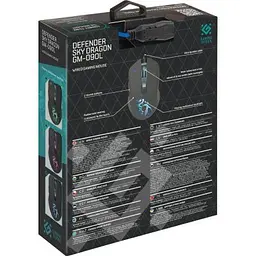 Комп'ютерна мишка Defender Sky Dragon GM-090L Black (52090) - мініатюра 7