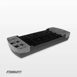 Степ-платформа EasyFit Step-B 2-ступінчаста чорно-сіра - мініатюра 6