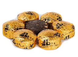 Чай Jinglong Tea Factory Шу Пу Ер Цзин Лун із апельсиновими скоринками - 10 шт. - мініатюра 4