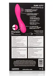 Вібратор CalExotics California Dreaming Surf City Centerfold 20.8 см рожевий - мініатюра 7